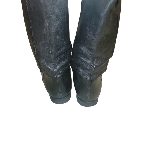 Banana Republic Leather Boots Made in Italy size 8.5 Black - Picture 3 of 6